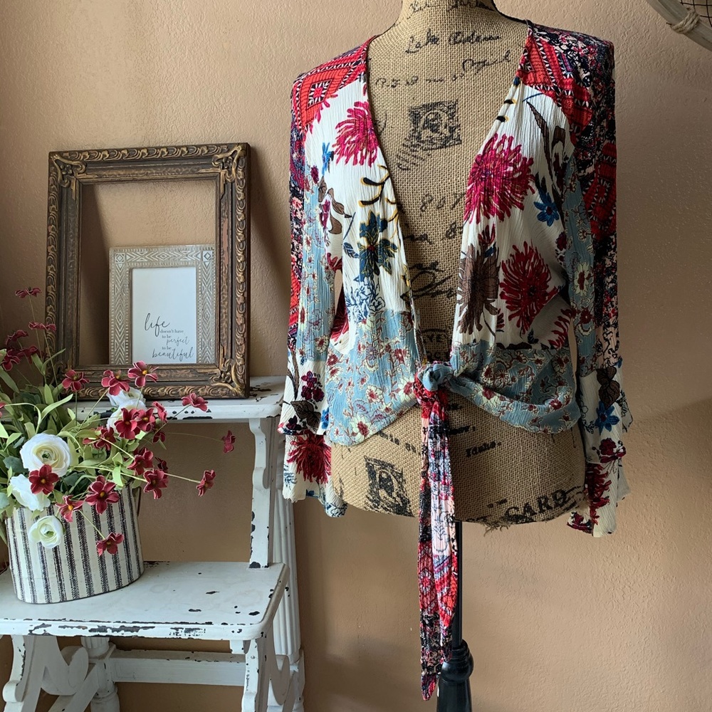 Umgee tie front cover-up